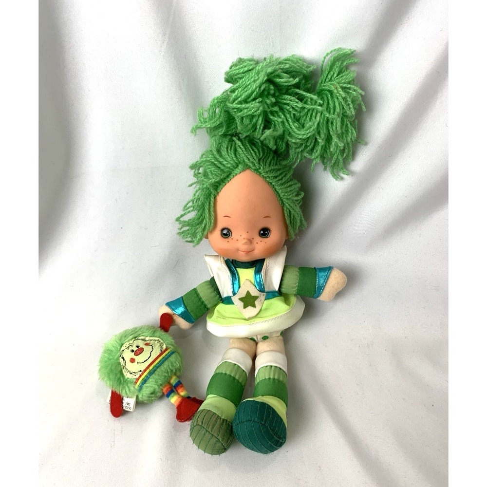 Hallmark Rainbow Bright "Patty O'Green" Doll 1983 with Lucky Sprite!!